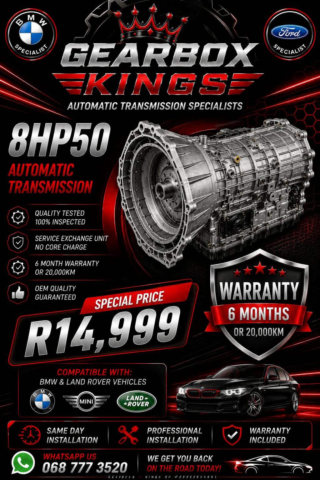8HP45 automatic gearbox